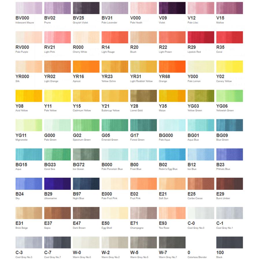 コピックチャオ スタート 72色セット COPIC ciao 【 コピックセット