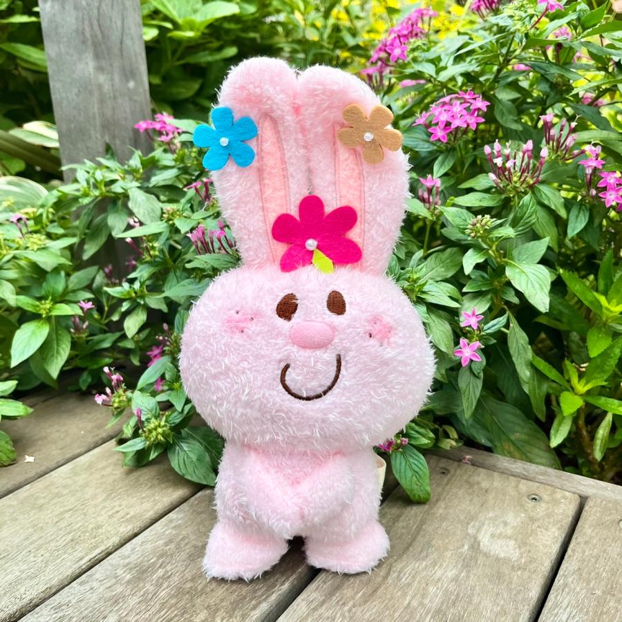 水森亜土】ぬいぐるみ「うさぎS」/かわいい/昭和レトロ/うさぎ/うさぎ