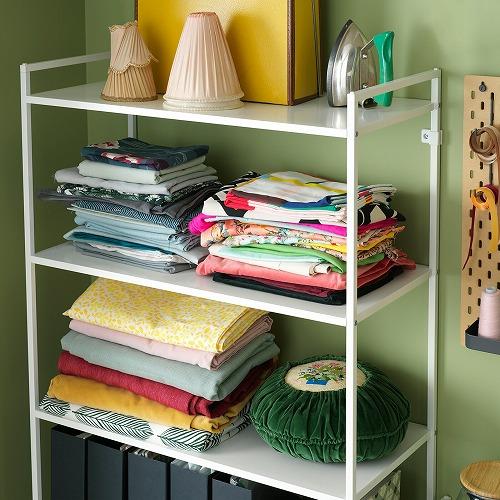 イケア（IKEA） オープンラック 5段オープンシェルフ /ホワイト 書庫