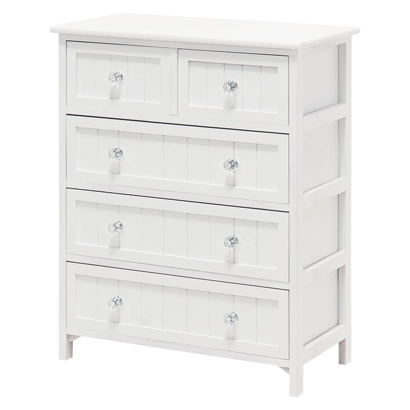 チェスト ホワイト おしゃれ かわいい 収納 洋服ダンス フェミニン 白