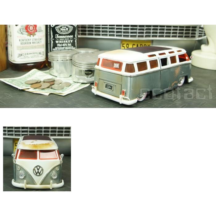 ミニカー 旧車 模型 1/24スケール 1962 フォルクスワーゲン バス