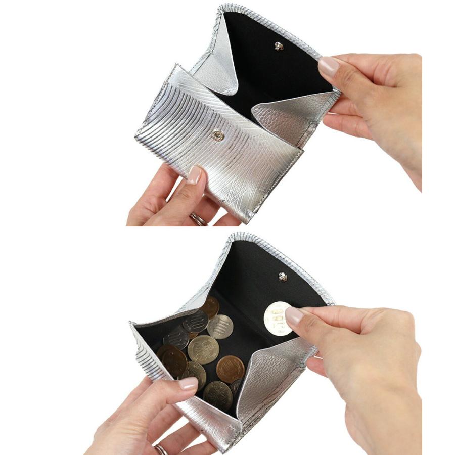 VIADOAN（ヴィアドアン） 二つ折り ミニ財布 ボックス型小銭入れ 櫛