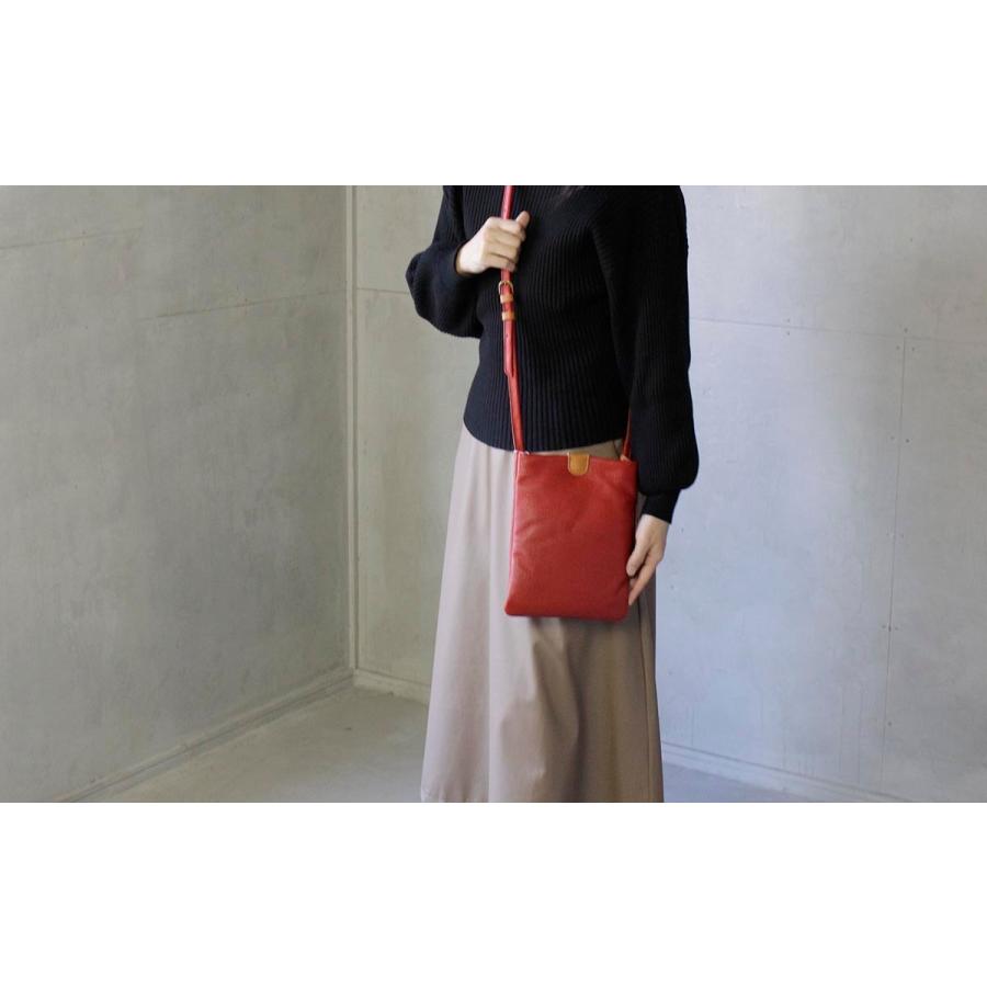 box21 マチなしショルダーバッグ ポーチ サコッシュ トラベルポーチ