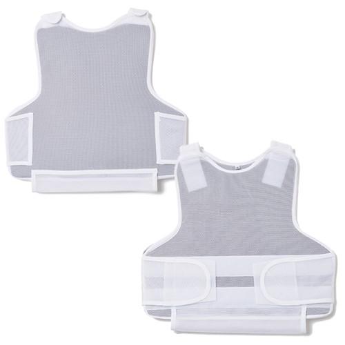 極薄 圧延ステンレスパネル 使用 軽量 防刃ベスト 耐刃ベスト AJ07-WHT