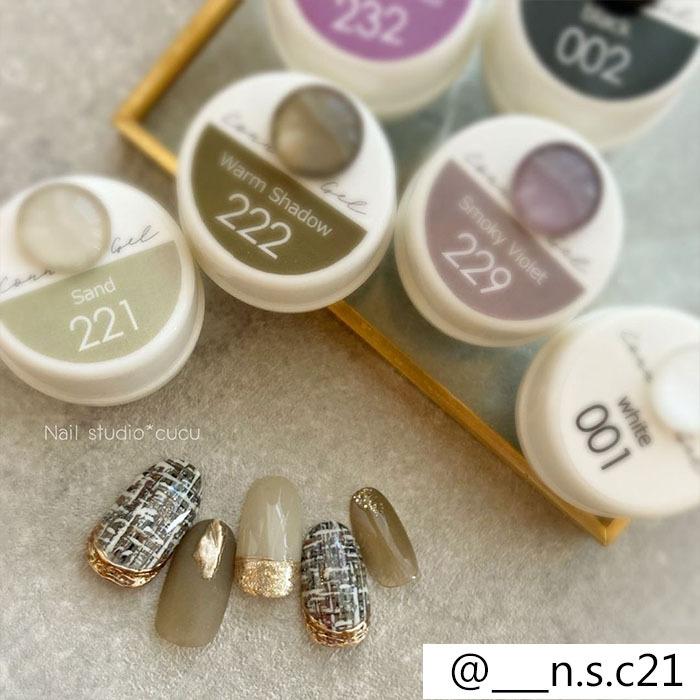 カラージェル シアー すりガラスジェル 4g 単品 カラー ジェル ネイル