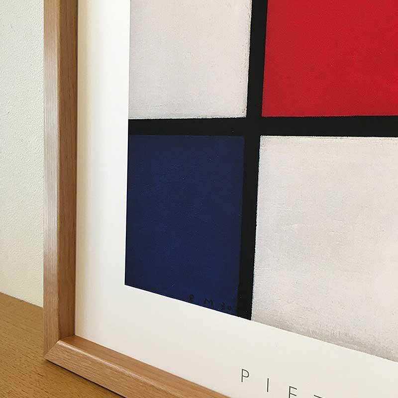 モンドリアン コンポジション アートフレーム モダンアート 抽象画 53