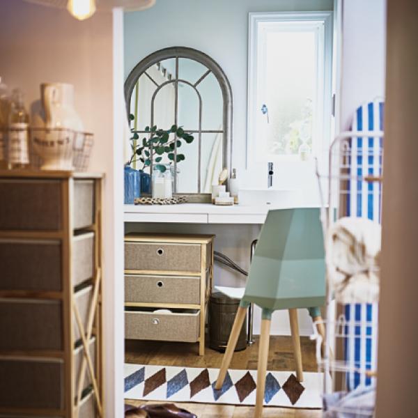 簡易組立チェスト3D チェスト タンス ブラウン 茶色 北欧 おしゃれ 3段