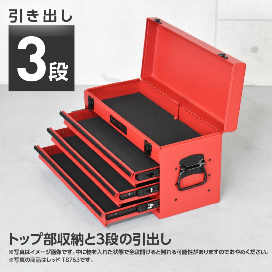 アストロプロダクツ（ASTROPRODUCTS） ツールボックス 3段 ブラック