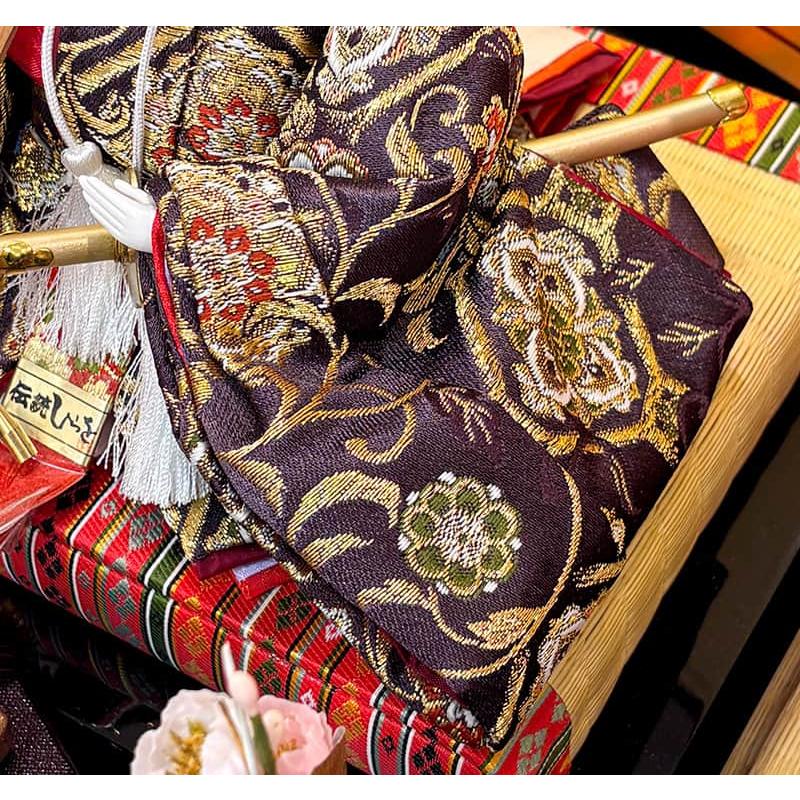 雛人形 久月 ひな人形 平飾り 親王飾り 二世光匠作 西陣織金襴 久月