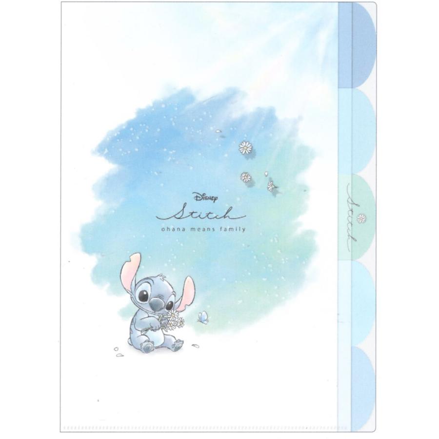 CRUX（クラックス） ディズニー スティッチ 5INDEX クリアファイル