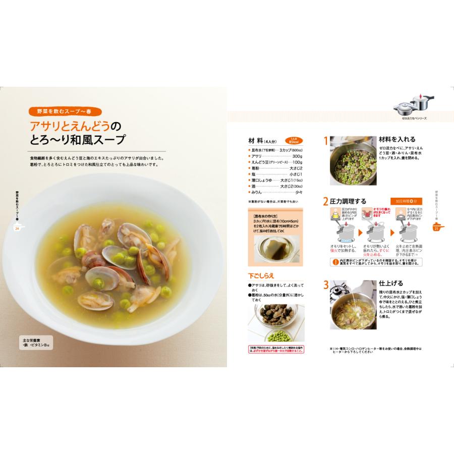 レシピ本 圧力鍋 ゼロ活力なべ 料理本 レシピ集 「ミラクルスープの本