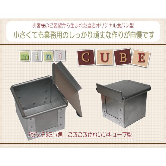 アルタイトスーパーシリコン 食パン型 ミニキューブ75 フタ付 : かっぱ