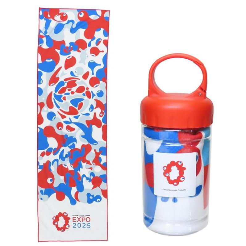 丸眞 万博 ミャクミャク クールタオル 冷感 COOL ひんやりタオル 2025