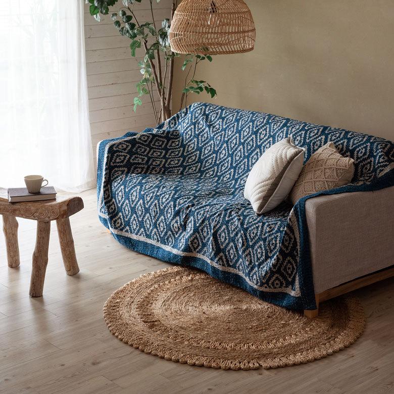 マルチカバー マルチ キルト カバー 大判 ブランケット 正方形 185