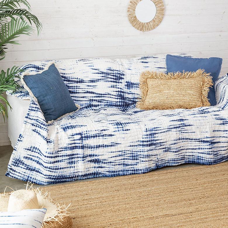 マルチカバー ソファー カバー キルト ベッド こたつ タイダイ