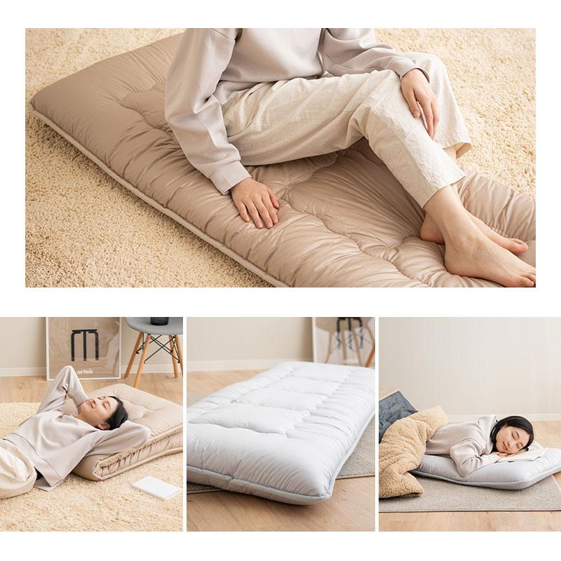 EMOOR（エムール） 日本製 長座布団 Lサイズ 極厚 厚さ12cm 綿100