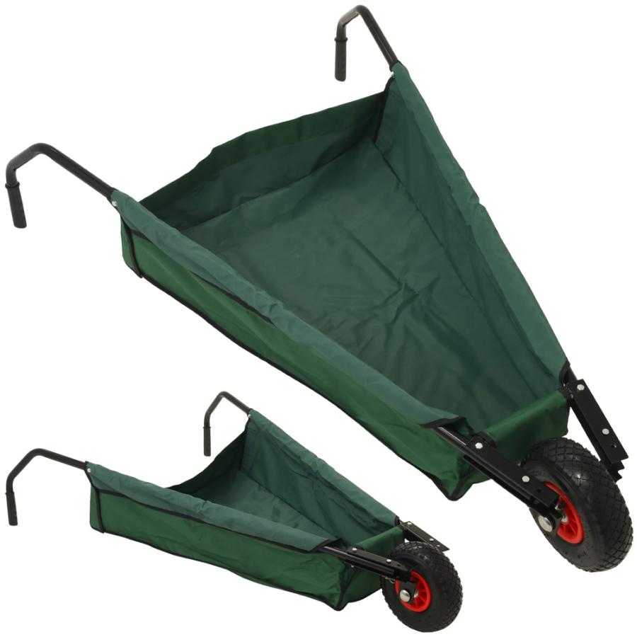 一輪車 農業用 折りたたみ ガーデニングカート 手押し車 運搬 運搬車