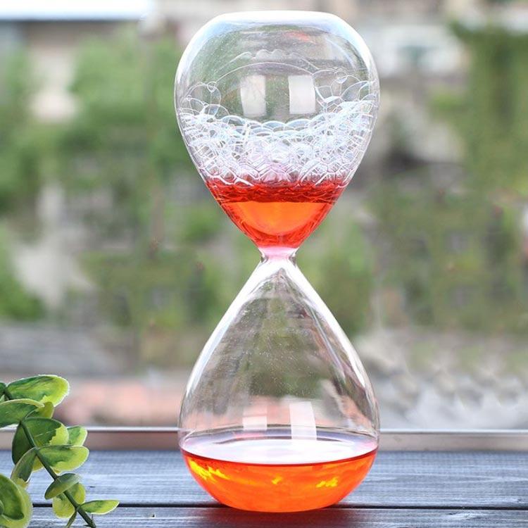 バブルタイマー 砂時計 おしゃれ オイルタイマー 泡 あわ 油滴 オイル