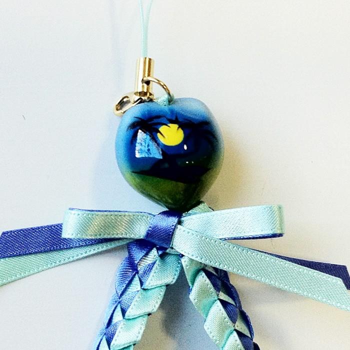 ククイナッツのリボン レイ ストラップ サンセットビーチ〈イエロー