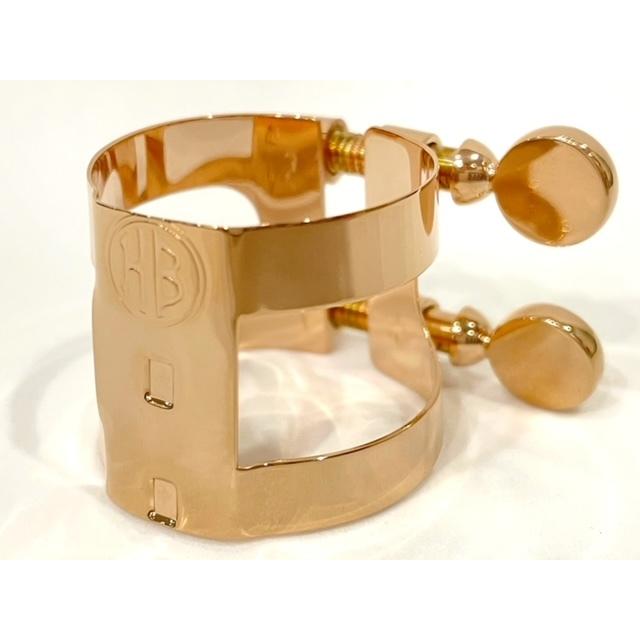 B♭ クラリネット リガチャー HB ピンクゴールドメッキ : クラリネット