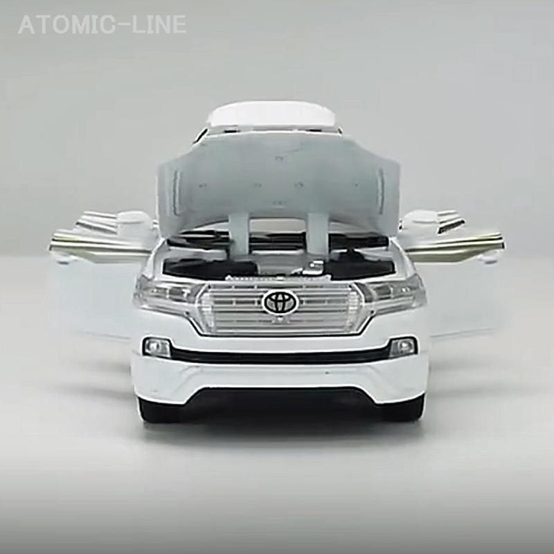 トヨタ（TOYOTA） ランドクルーザー 1/32 ミニカー全4色 ライト点灯