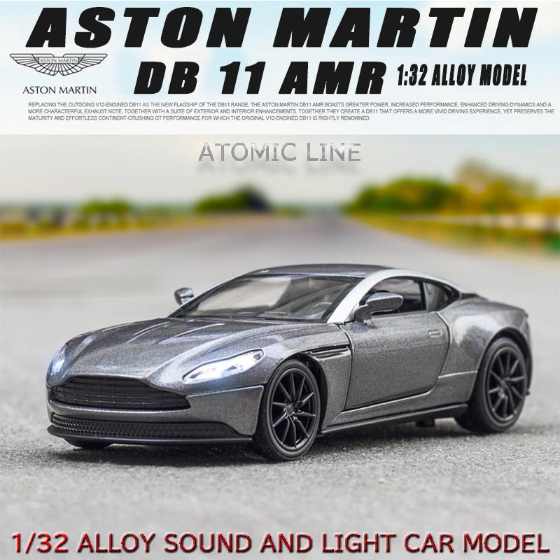 アストンマーティン DB11 AMR ミニカー 1/32 全4色 ライト点灯