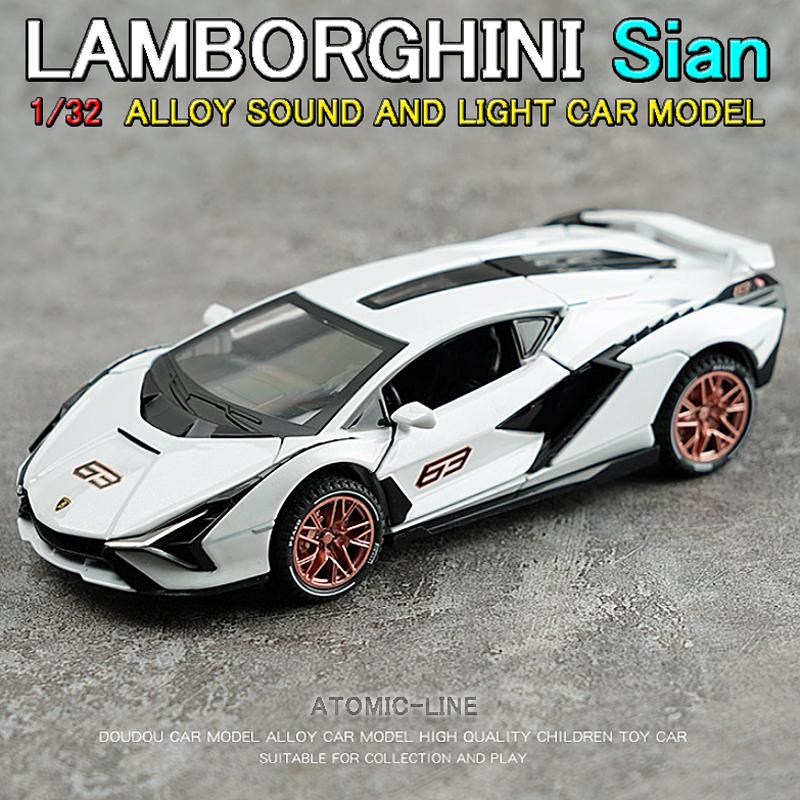 Lamborghini（ランボルギーニ） FKP37 シアン 1/32 ミニカー 全4色