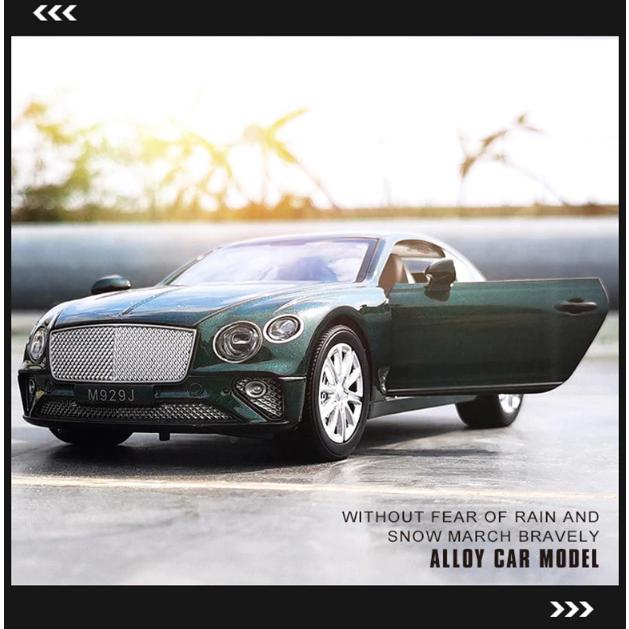 Bentley コンチネンタル GT 1/24 ミニカー 全3色 ライト点灯 エンジン