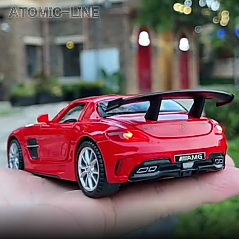 メルセデスAMG メルセデスベンツ SLS AMG 1/32 ミニカー 全4色 ライト