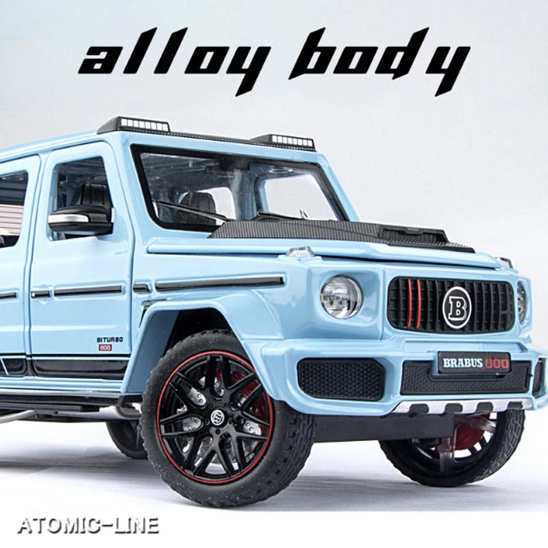 メルセデス ベンツ BRABUS G800 1/24 ミニカー 全4色 ライト点灯