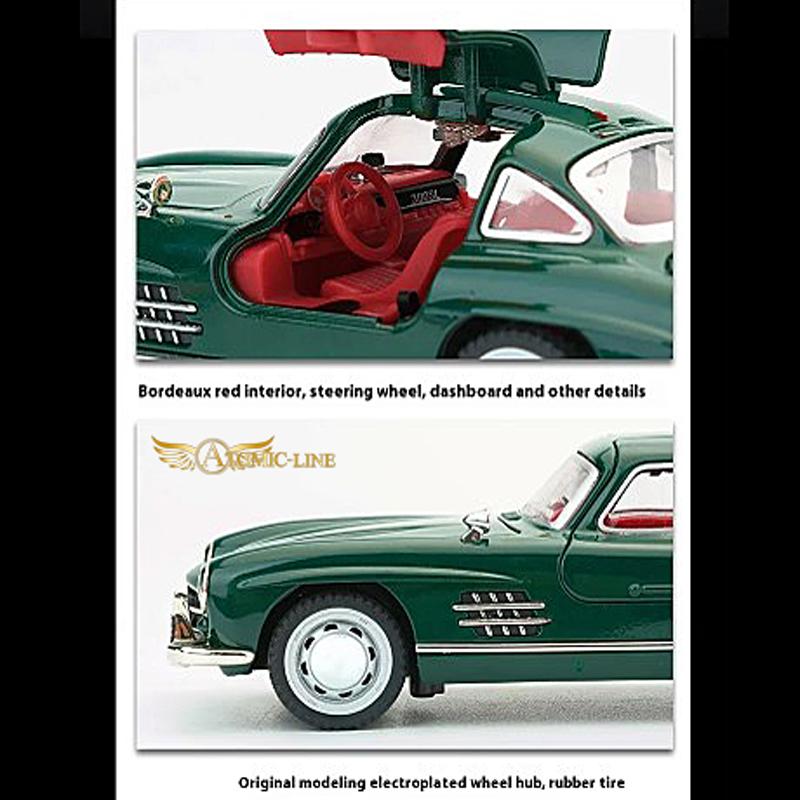 1954年 メルセデス ベンツ 300SL クーペ 1/32 ミニカー 全4色 ライト