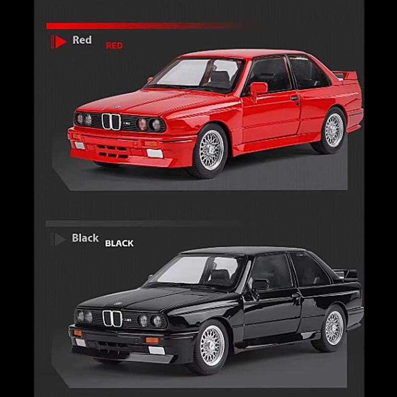 BMW BMW M3 E30 クーペ 1/24 ミニカー 全4色 ライト点灯 エンジン