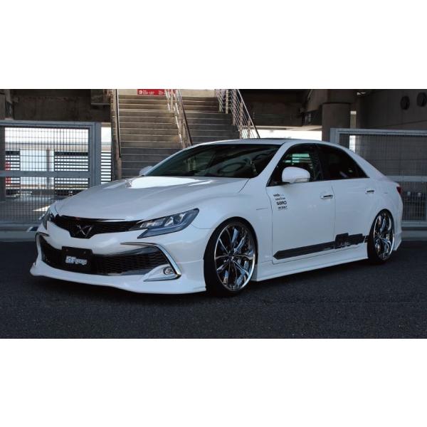 エスティガレージ マークX GRX130系 後期 フロントハーフスポイラー