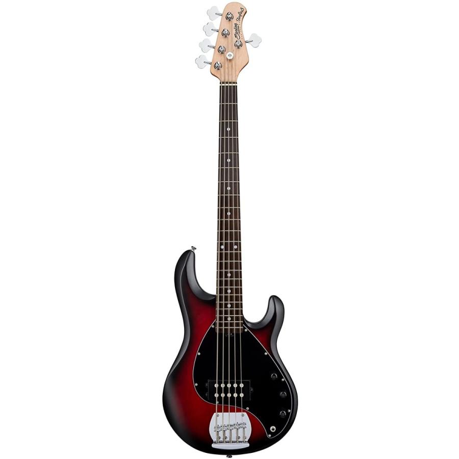 Sterling By Musicman SUB STINGRAY RAY5 RUBY RED BURST SATIN エレキ