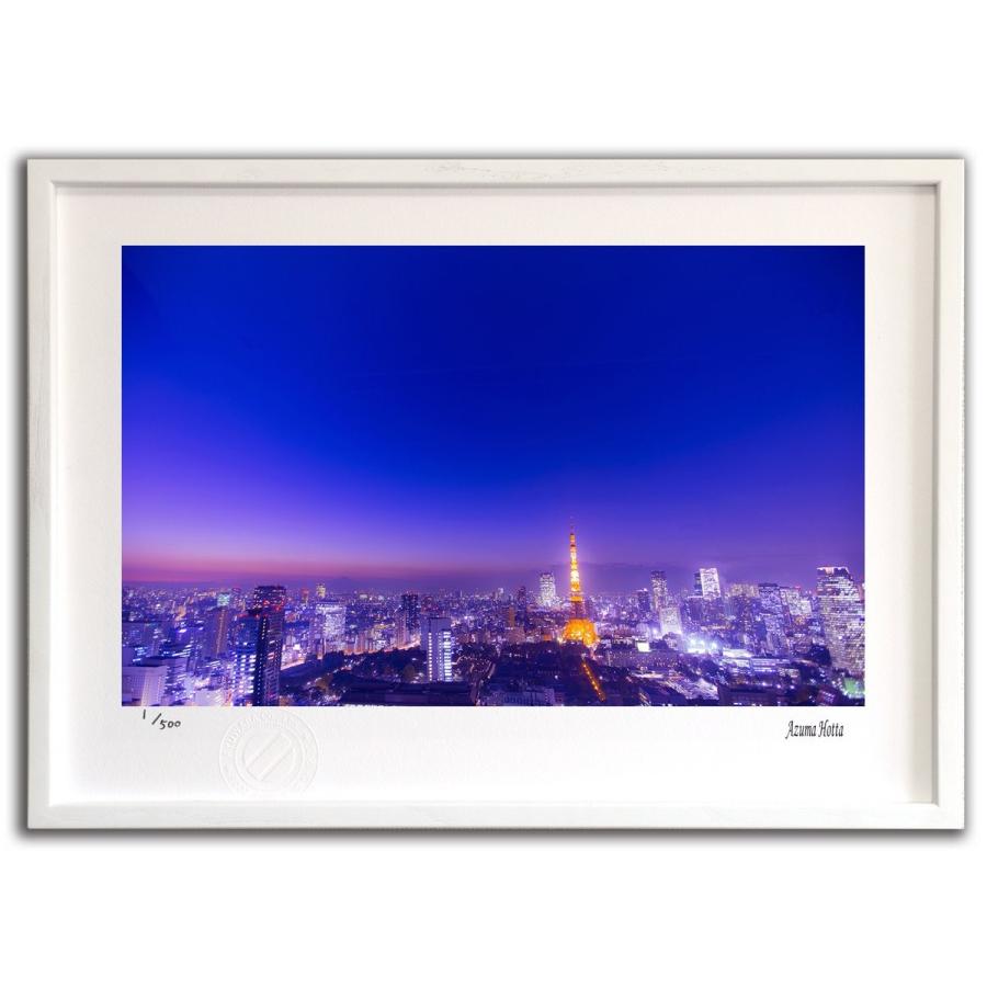 版画 絵画 東京タワーと東京風景002 東京 堀田東 壁掛け 壁飾り