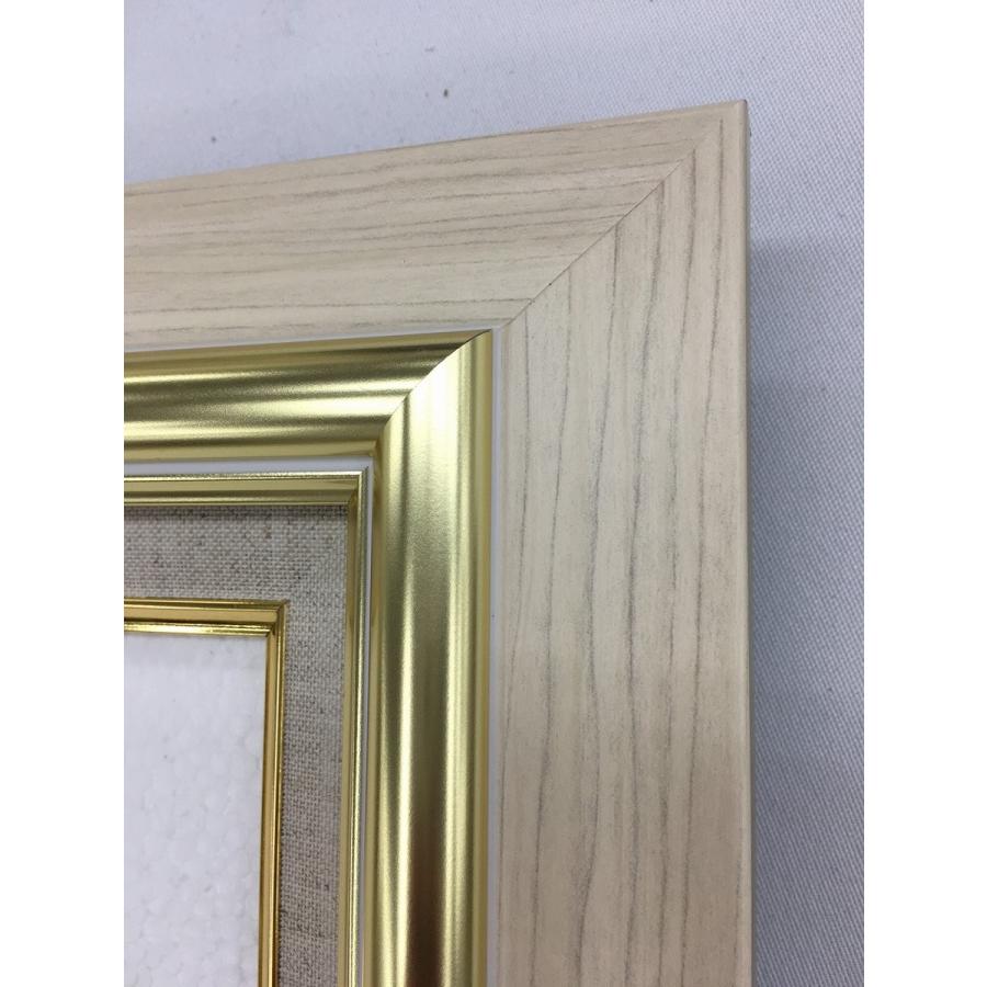 手描き油絵 木村 咲 黄色い小花 F6 画家本人手描き 絵画 額入り 絵