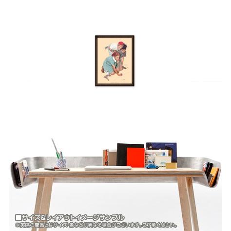 Knuckles Down（ノーマン ロックウェル） 額装品 ウッドハイグレード