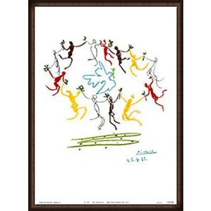 ポスター アート ダンス（パブロ ピカソ） 額装品 ウッドハイグレード