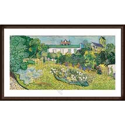 ポスター アート ドービニーの庭 1890（フィンセント ファン ゴッホ