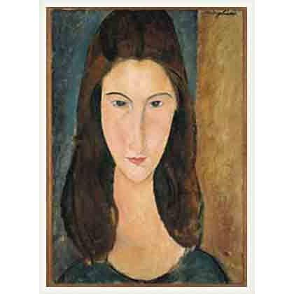 ジャンヌ・エビュテルヌの肖像（アメデオ モディリアーニ） 額装品