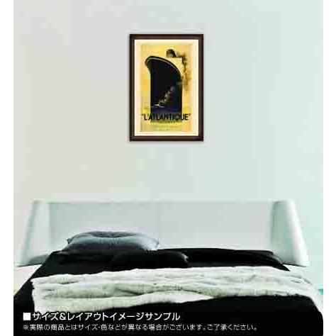 L'Atlantique（アドルフ ムーロン カッサンドル） 額装品 ウッドハイ
