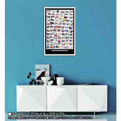 ポスター アート 100 Cats and a Mouse（ヴィットリオ フィオルッチ