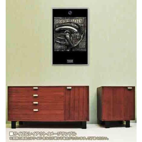 エイリアン（HR ギーガー） 額装品 アルミ製ベーシックフレーム : az