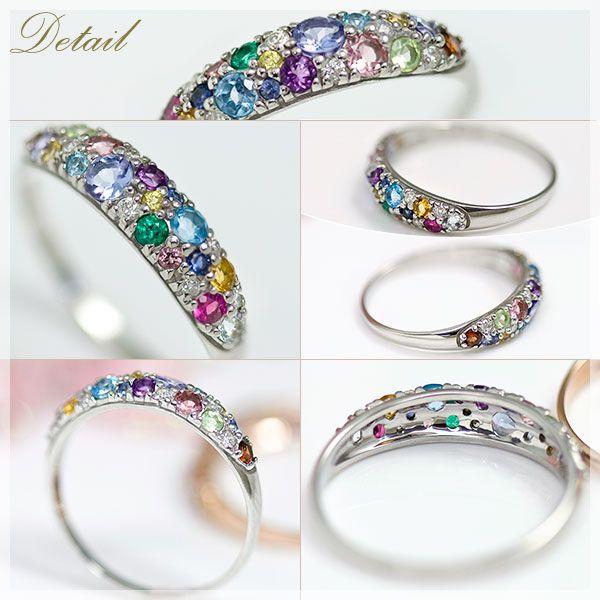 大きいサイズ 指輪プラスサイズリング13から23号 天然石マルチカラー24