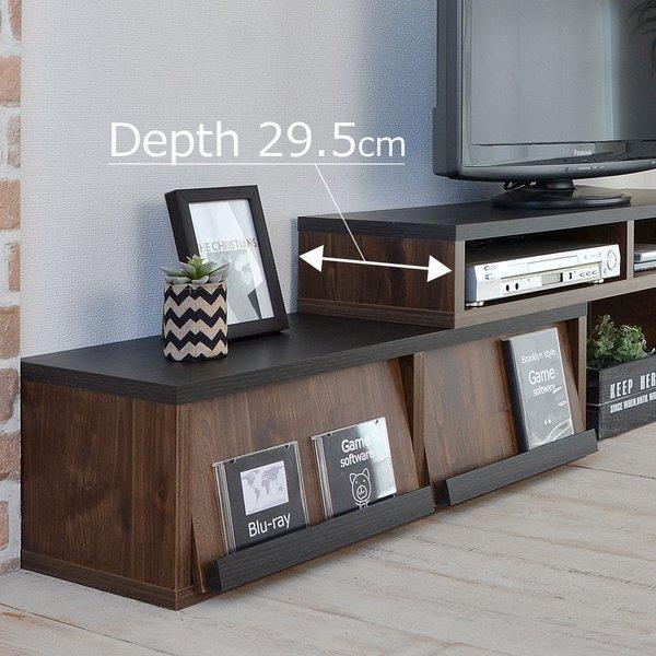 タカシン家具工業 テレビ台 伸縮 TV ローボード テレビボード