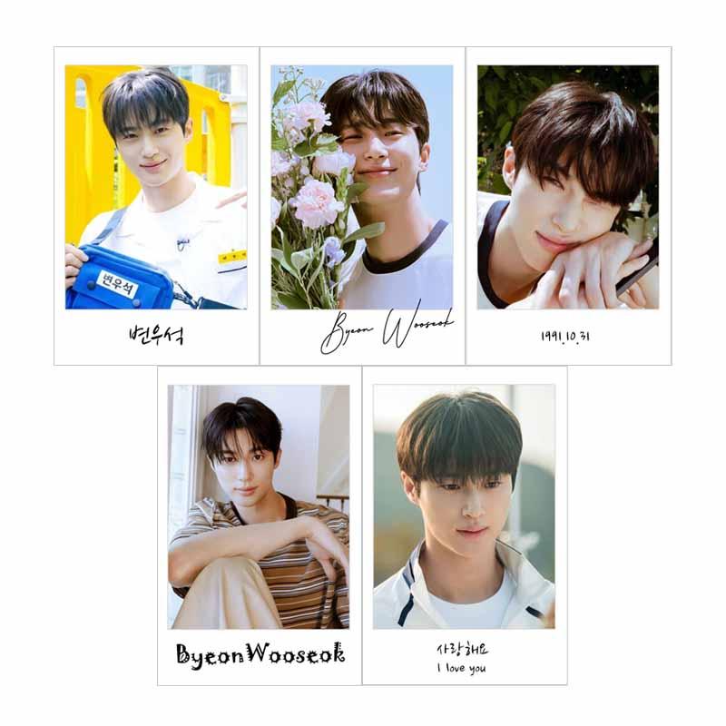 ピョンウソク ピョン・ウソク カードサイズ ラミネートトレカ 写真 5枚