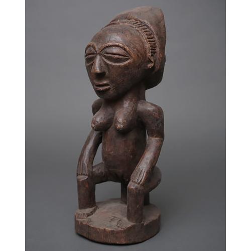 アフリカ コンゴ ルバ族 立像 人形 No,4 プリミティブアート 木彫り