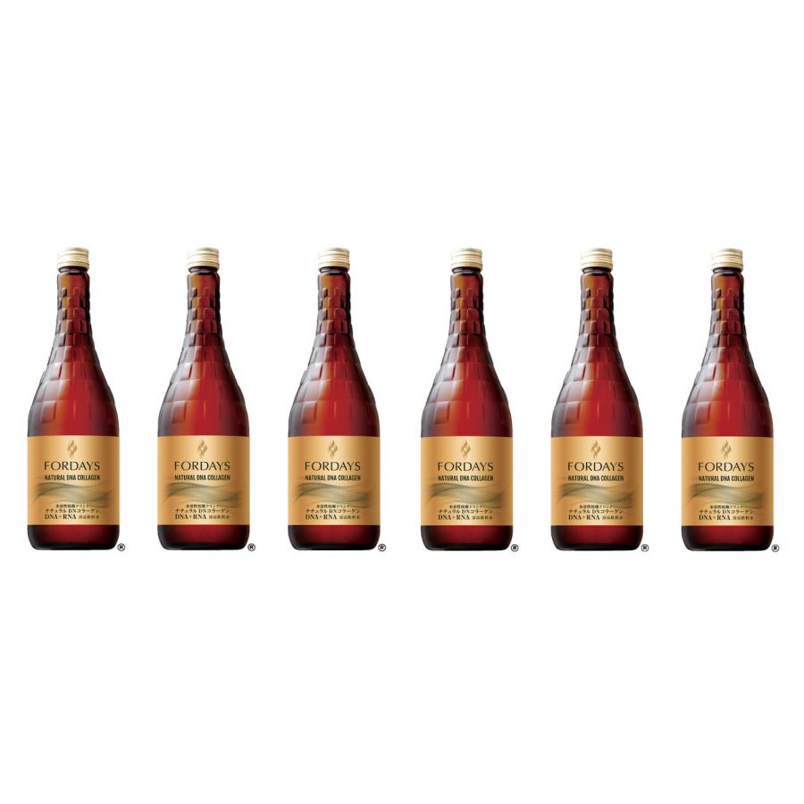 6本 フォーデイズ 核酸ドリンク ナチュラル DN コラーゲン（720ml×6