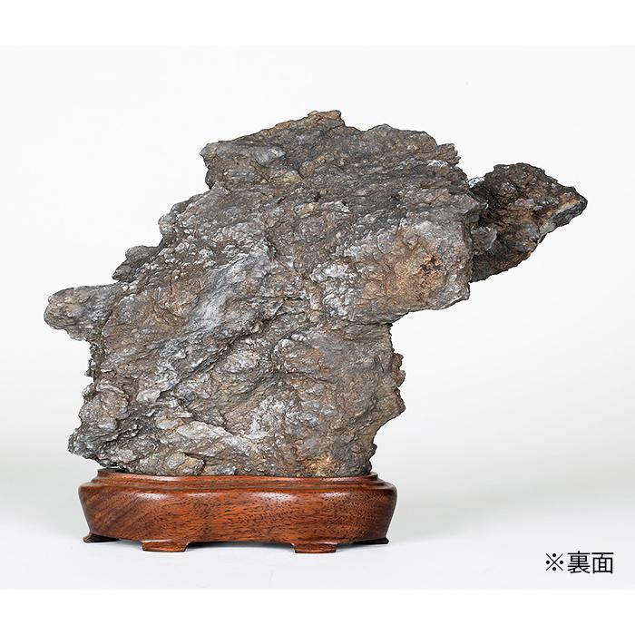 水石 「千仏石」 盆石 天然石 観賞石 岩潟石 すいせき 台座付き 現品