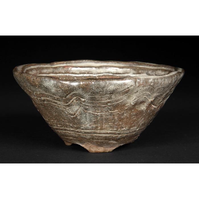 盆栽鉢 東福寺白釉釘彫丸鉢 植木鉢 初代 平安東福寺 トウフクジ とうふ